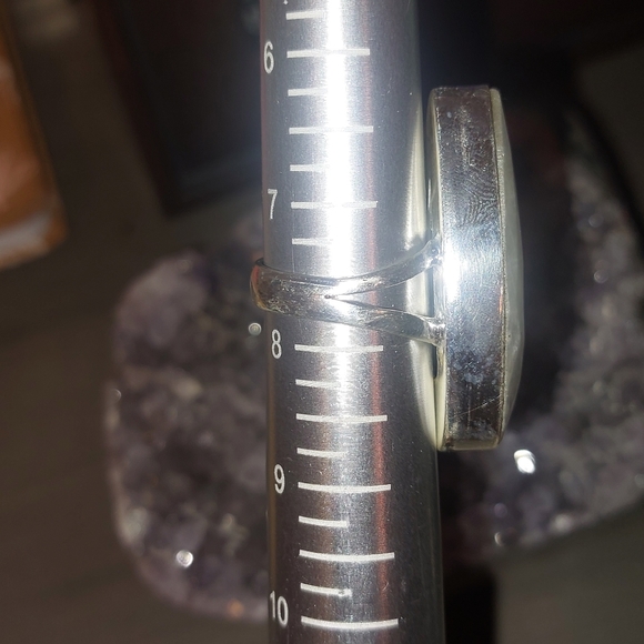 Faceted Moonstone Large Statement Ring - Picture 5 of 5